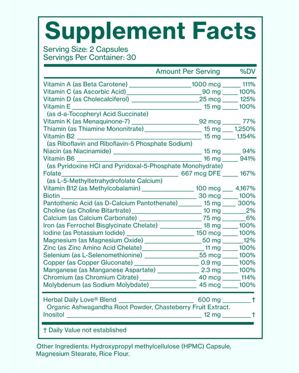 ZYLABOTANICS™ DAILY LOVE® MULTIVITAMIN