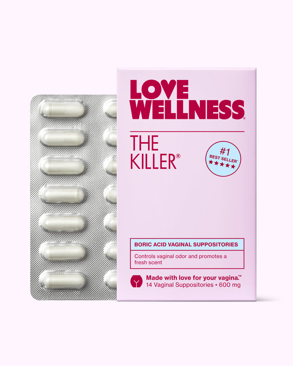 ZYLABOTANICS The Killer® Boric Acid Suppositories™