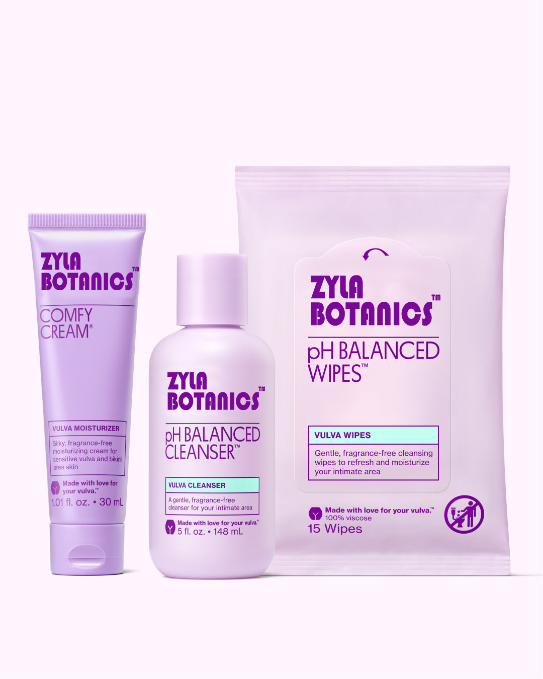 ZYLABOTANICS™ Skincare for Down There™ Bundle