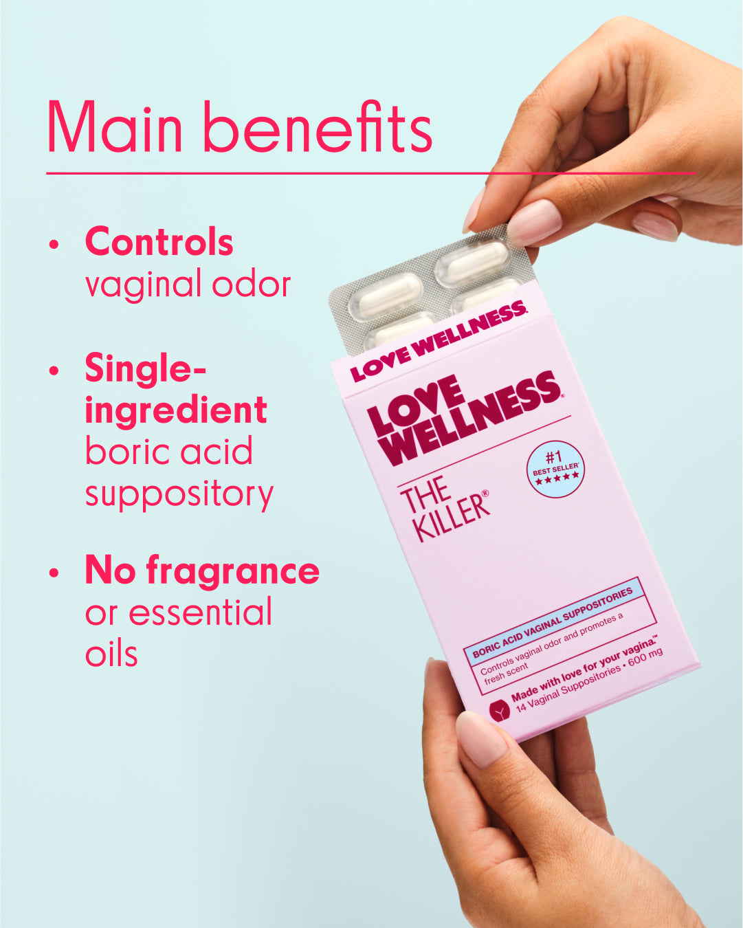 ZYLABOTANICS The Killer® Boric Acid Suppositories™