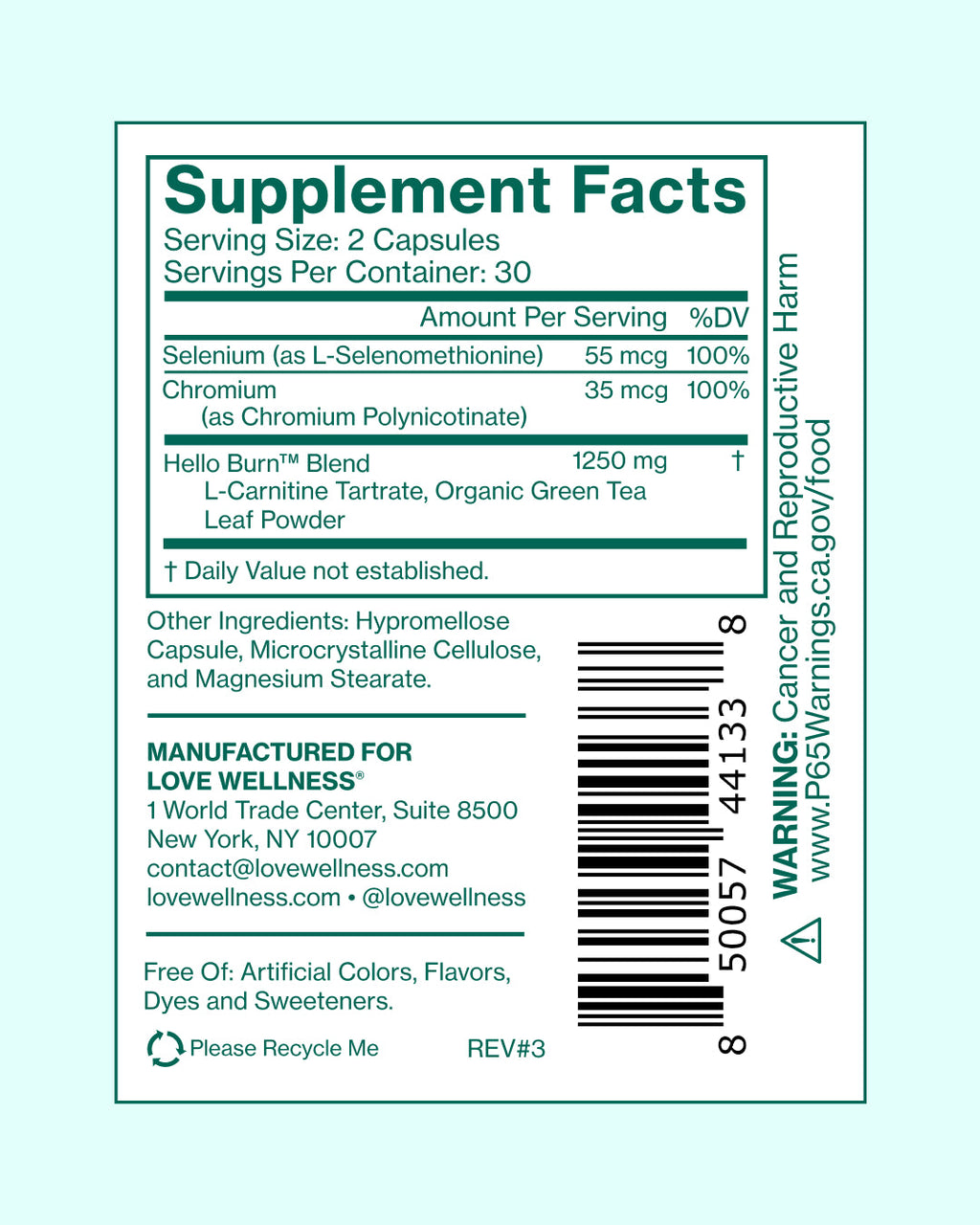 ZYLABOTANICS™ Hello Burn™ Balance
