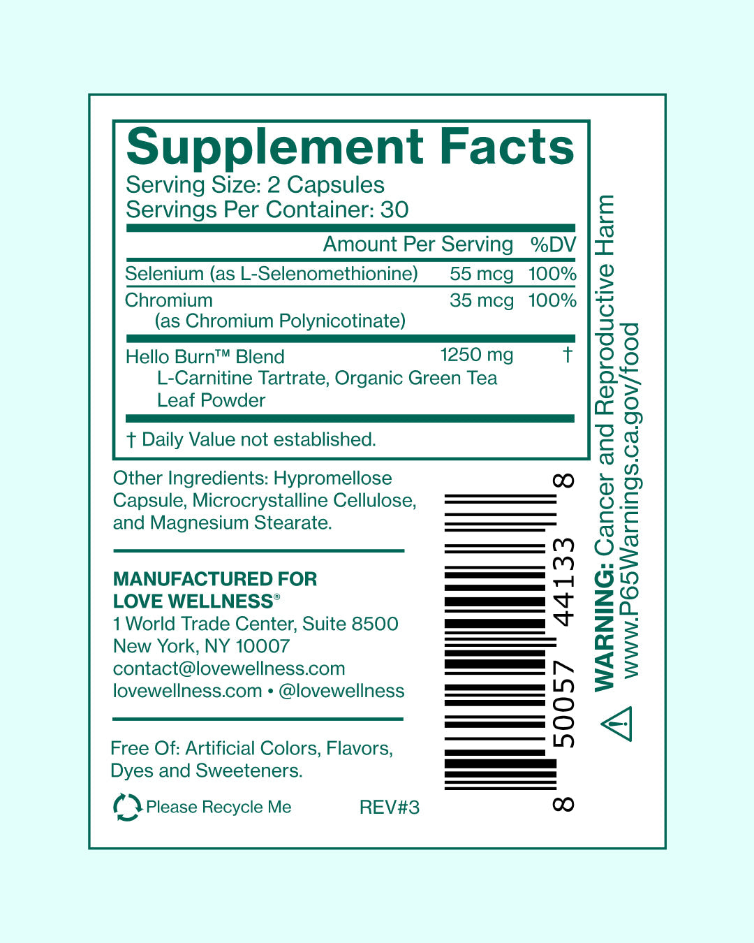 ZYLABOTANICS™ Hello Burn™ Balance