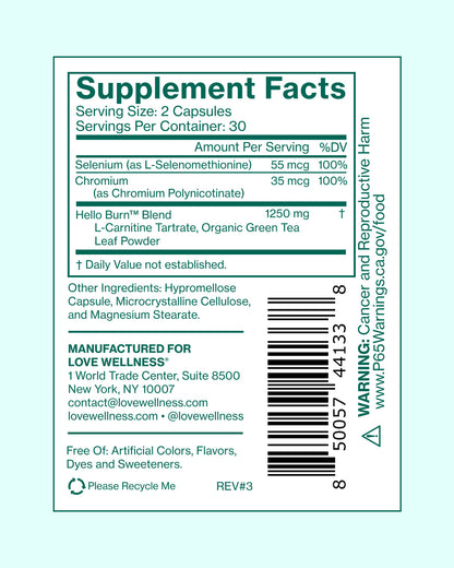 ZYLABOTANICS™ Hello Burn™ Balance