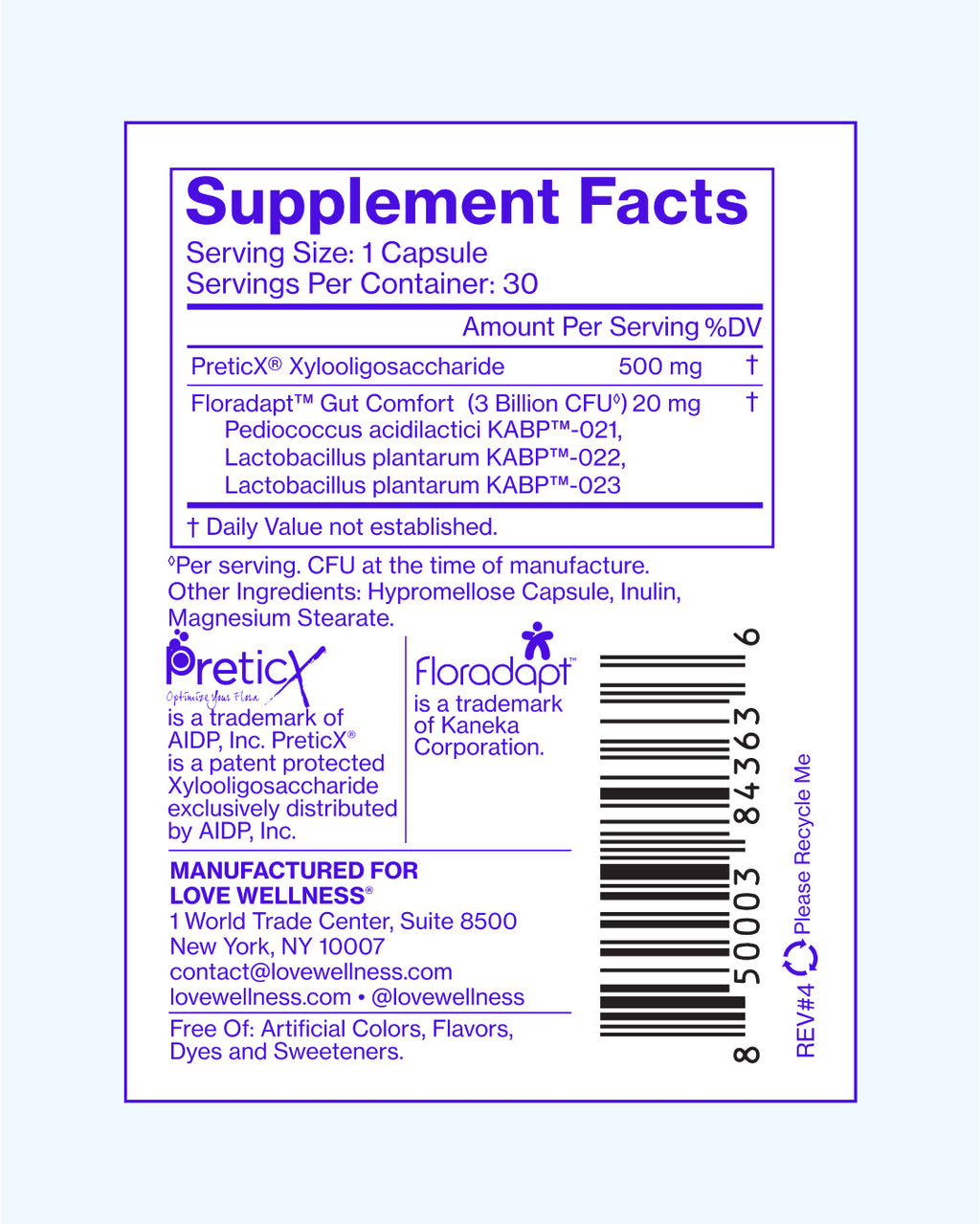 ZYLABOTANICS Gut Feelings Probiotics™